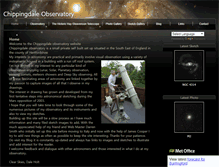 Tablet Screenshot of chippingdaleobservatory.com
